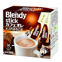 agf blendy stick牛奶咖啡三合一 30条 2种口味可选新降好价497日元（约32元）